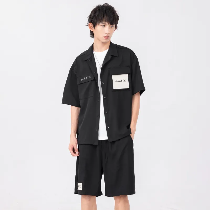 A.X.S.K Shirt Matching Set Unisex-5