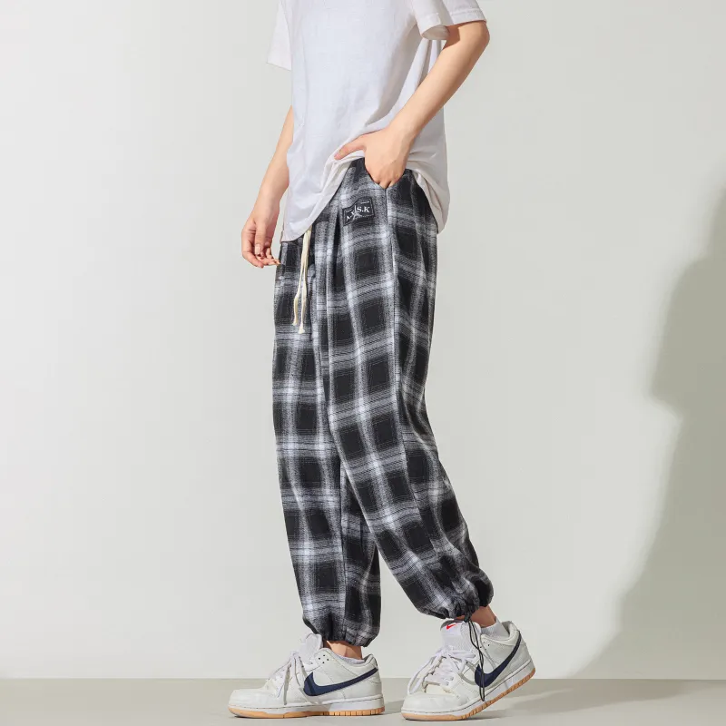 A.X.S.K Casual Pants Unisex-3