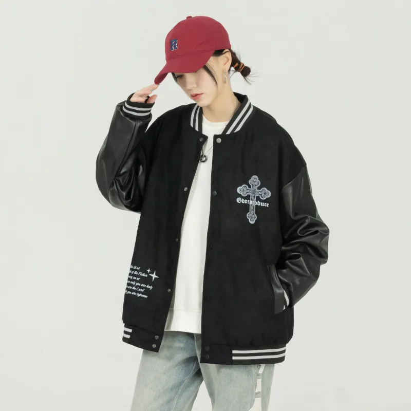 A.X.S.K x GDXF Baseball Jacket Unisex-3