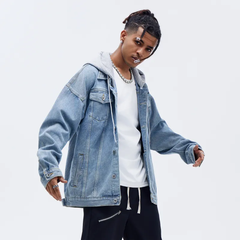 A.X.S.K Denim Jackets Unisex-18