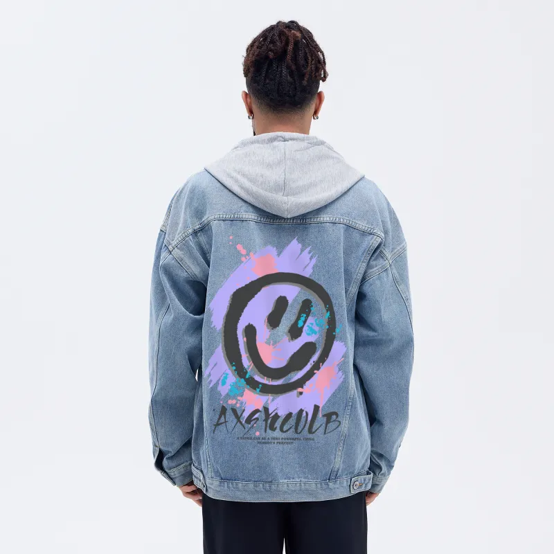 A.X.S.K Denim Jackets Unisex-8
