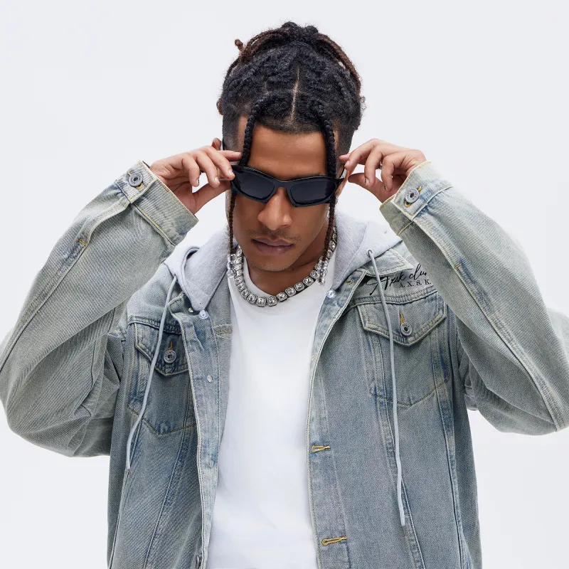 A.X.S.K Denim Jackets Unisex-31