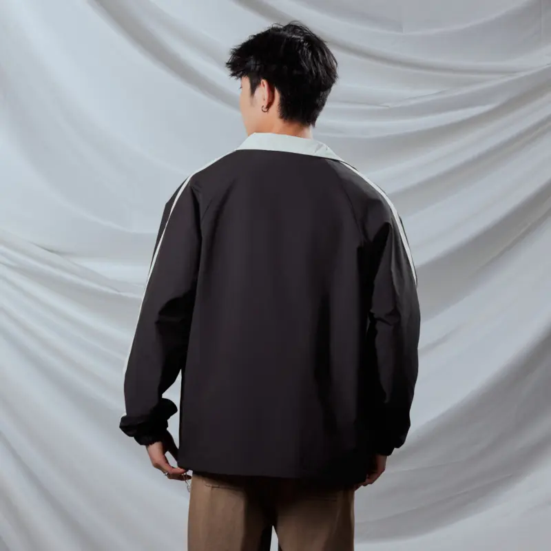 A.X.S.K Jackets Coats Unisex Black-9