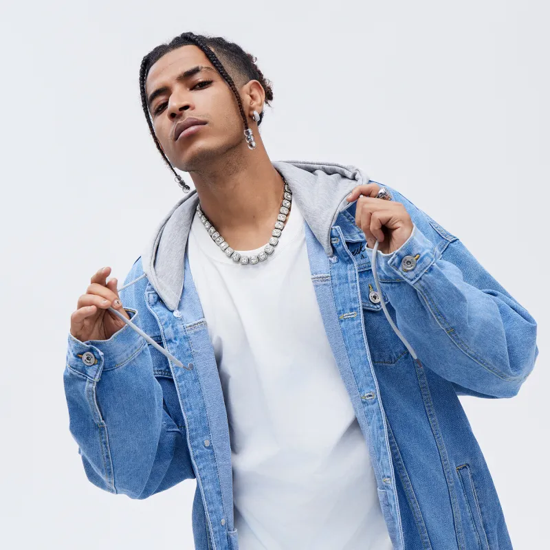 A.X.S.K Denim Jackets Unisex-10