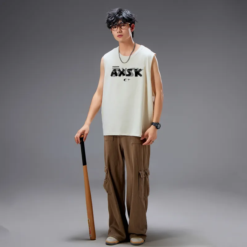 A.X.S.K Tank Tops Unisex-14