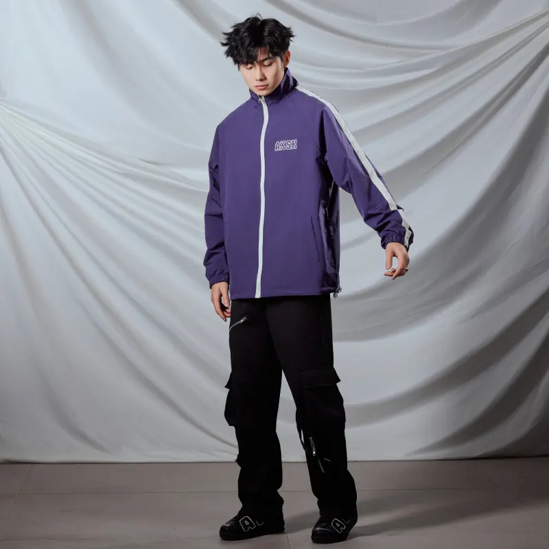A.X.S.K Jackets Coats Unisex Black-29