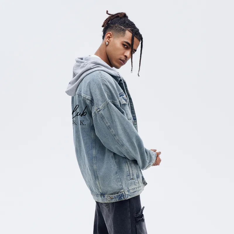 A.X.S.K Denim Jackets Unisex-27