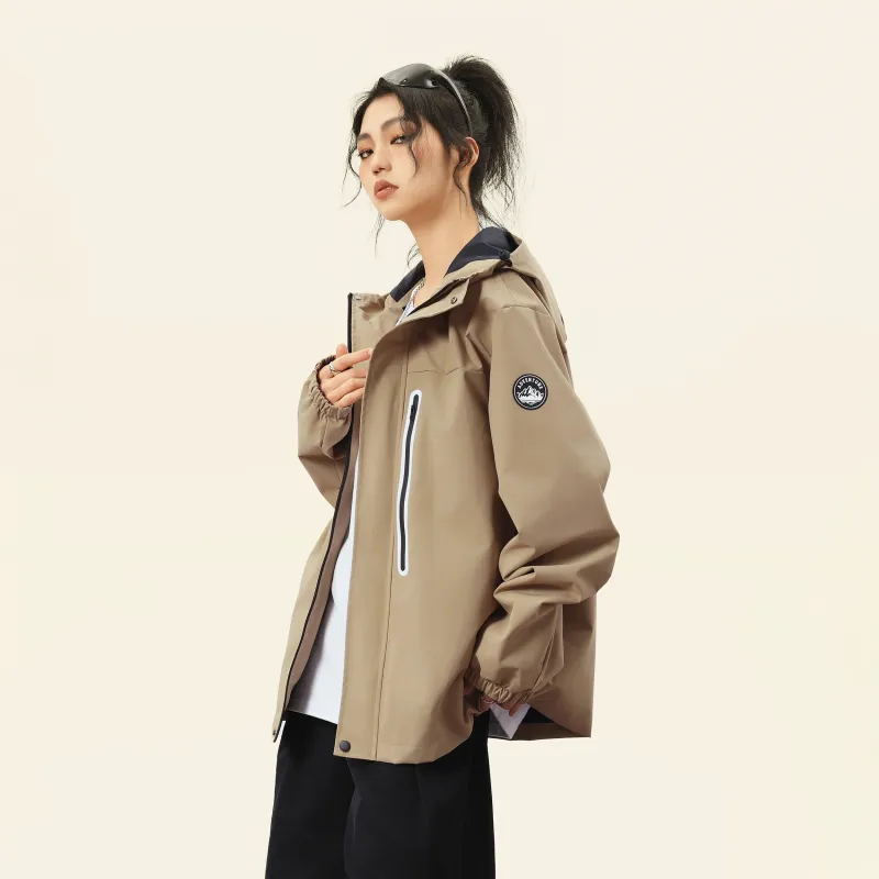 A.X.S.K Windbreaker Jacket Unisex Black-20