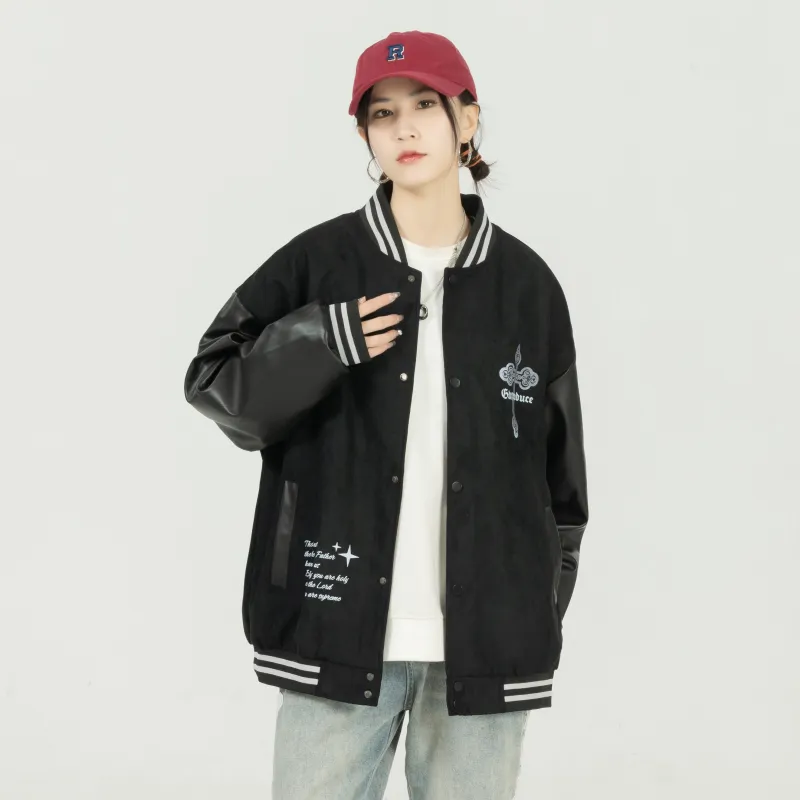A.X.S.K x GDXF Baseball Jacket Unisex-2