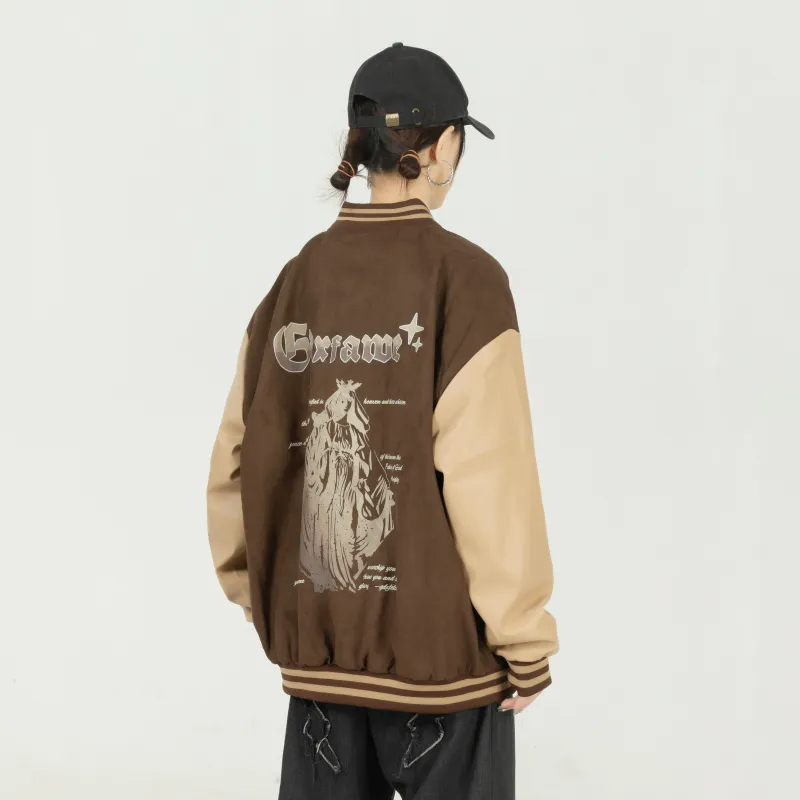 A.X.S.K x GDXF Baseball Jacket Unisex-28
