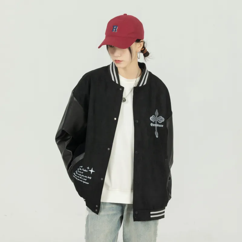 A.X.S.K x GDXF Baseball Jacket Unisex-5