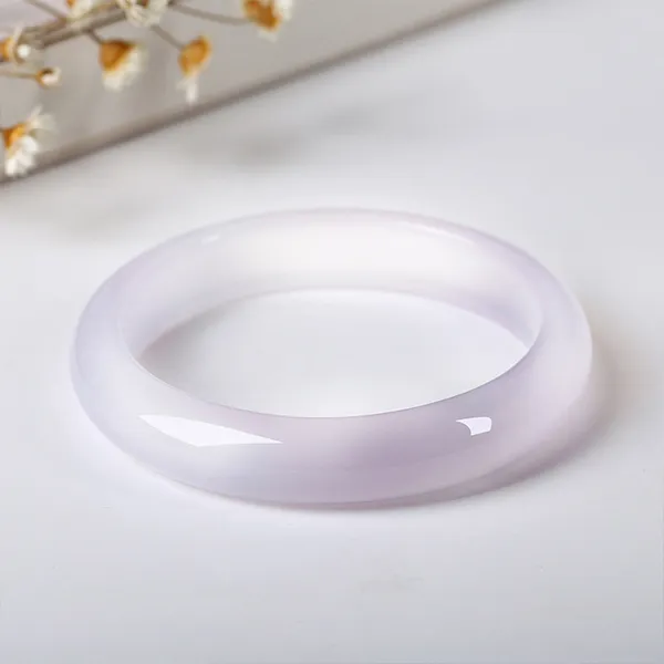 CARAT'S DIARY Chalcedony Jade Bangles Women's-3