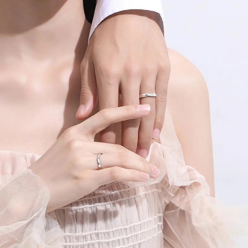 CARAT'S DIARY S999 Fine Silver Rings Unisex-1