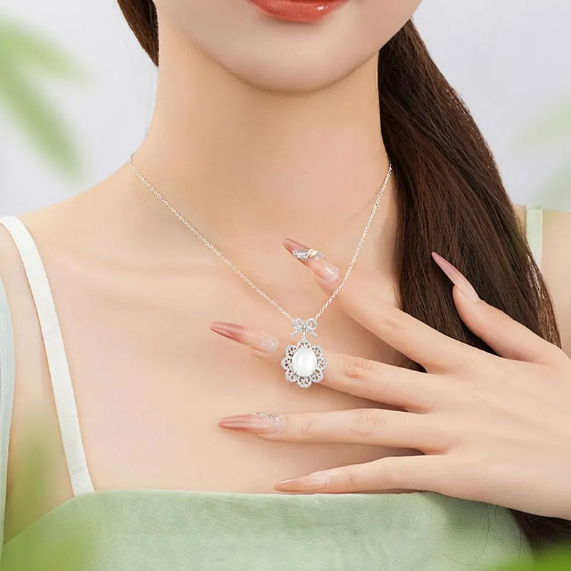 CARAT'S DIARY S925 Silver Necklaces Women's-1