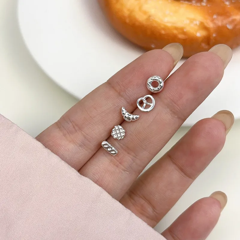 CARAT'S DIARY S925 Silver Stud Earrings Unisex-4