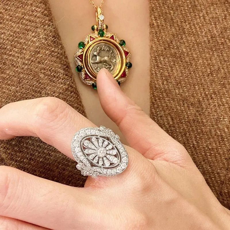 CARAT'S DIARY Alloy Rings Women's-1