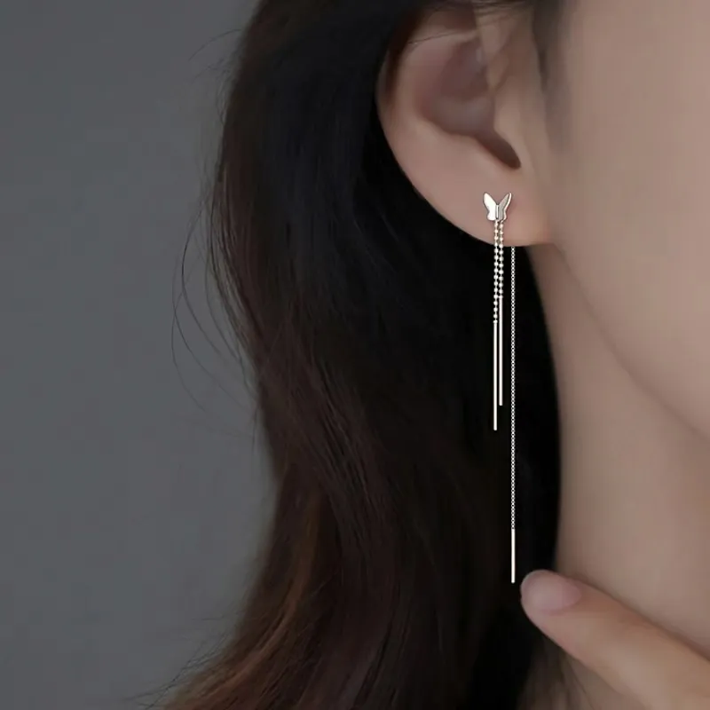 CARAT'S DIARY 925 Sterling Silver Drop Earrings Women's-2