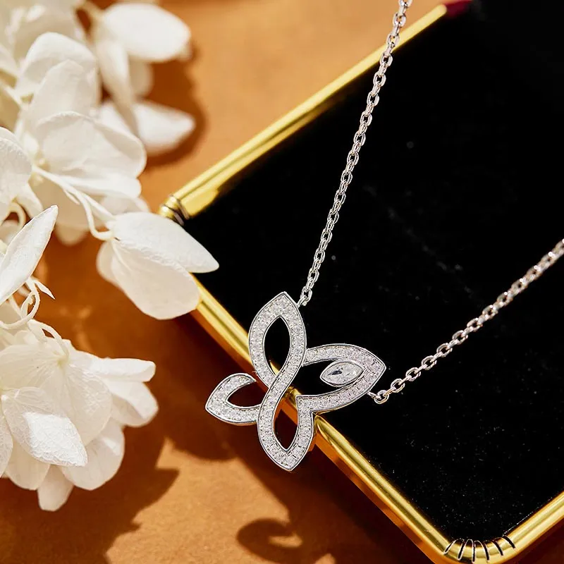 CARAT'S DIARY S925 Silver Necklaces Women's-4