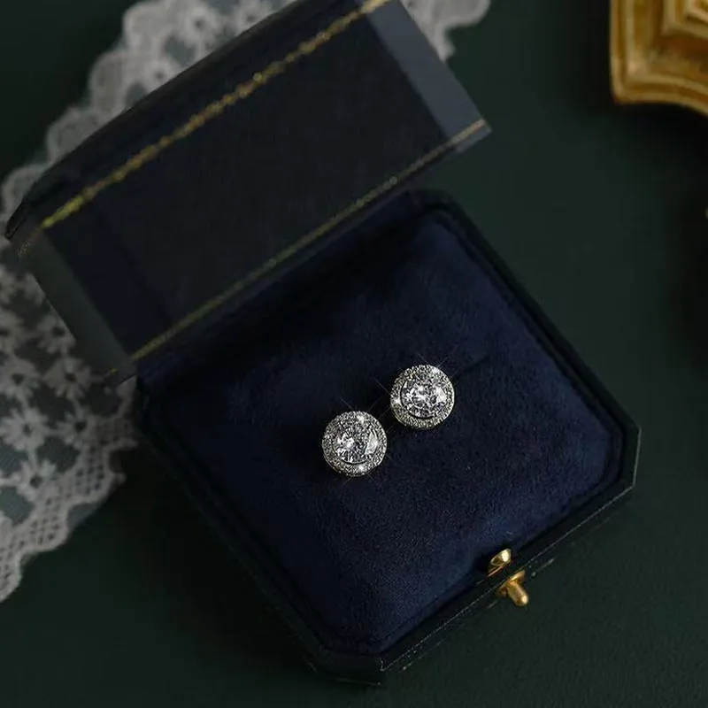 CARAT'S DIARY S925 Silver Stud Earrings Unisex-4