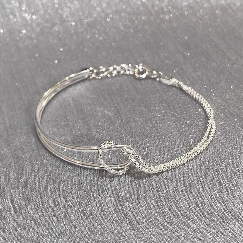 CARAT'S DIARY S925 Silver Bracelets Unisex-7