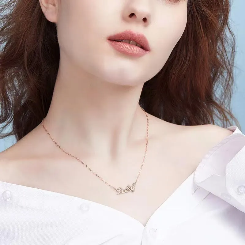 CARAT'S DIARY S925 Silver Necklaces Women's-1