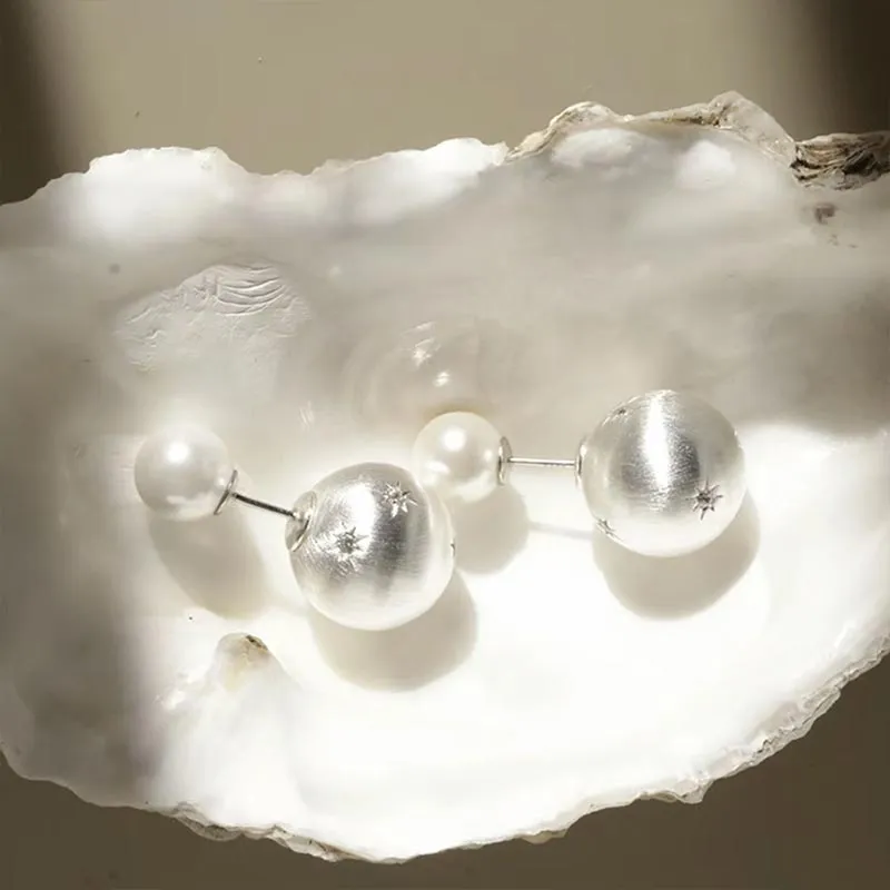 CARAT'S DIARY Faux Pearl Alloy Stud Earrings Women's-2