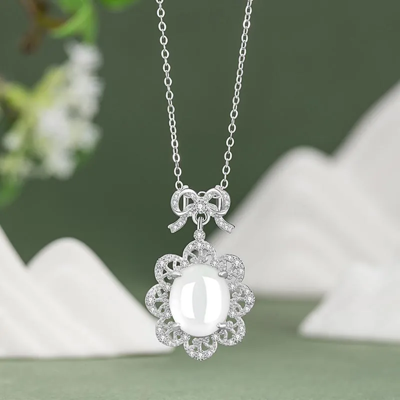 CARAT'S DIARY S925 Silver Necklaces Women's-5