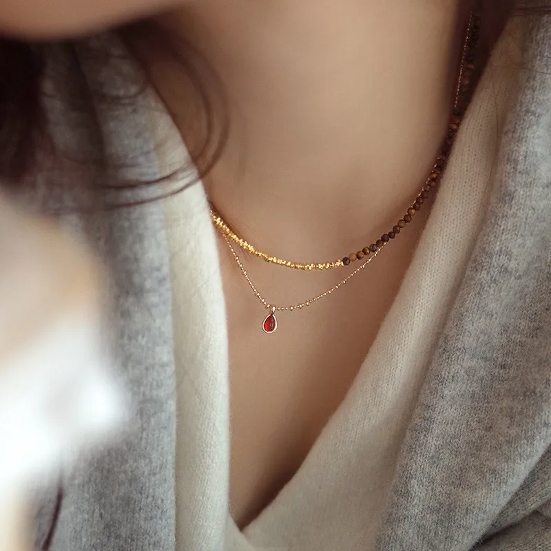 CARAT'S DIARY Colored Glaze Necklaces Unisex-2