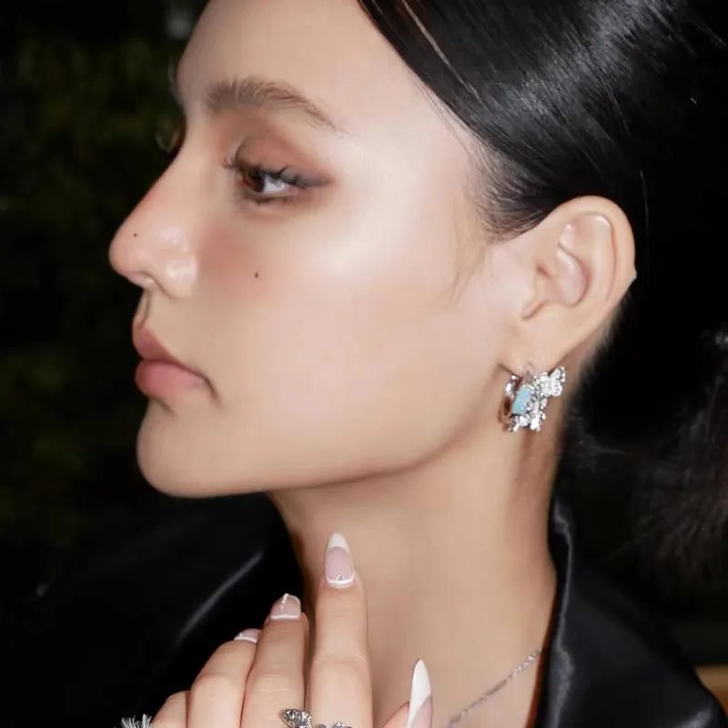 CARAT'S DIARY Colored Glaze Earrings Women's-1