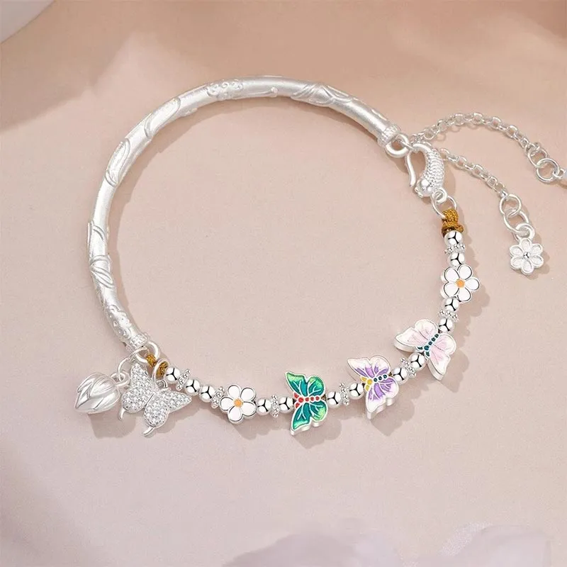 CARAT'S DIARY S999 Fine Silver Bracelets Women's-6