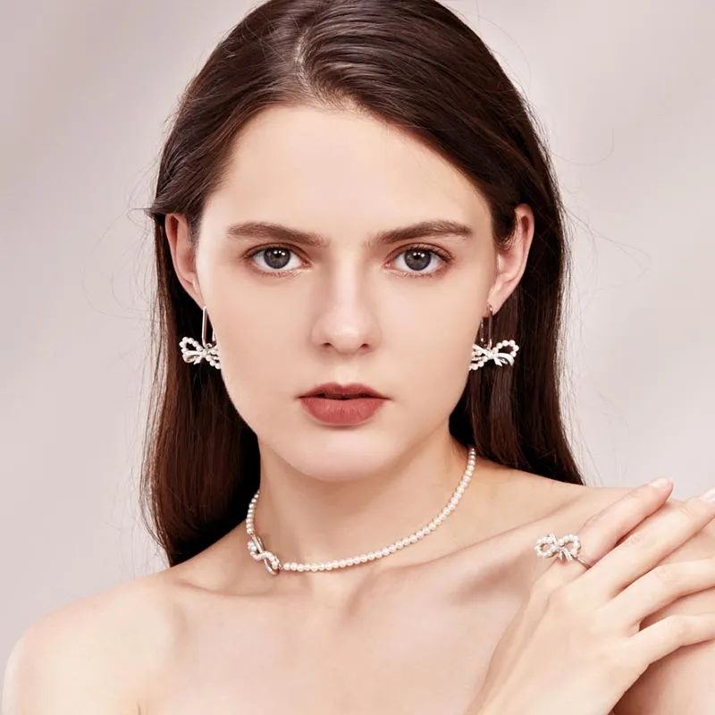 CARAT'S DIARY Faux Pearl Earrings Women's-1