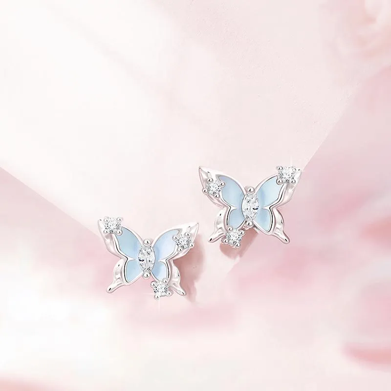 CARAT'S DIARY S925 Silver Stud Earrings Women's-13