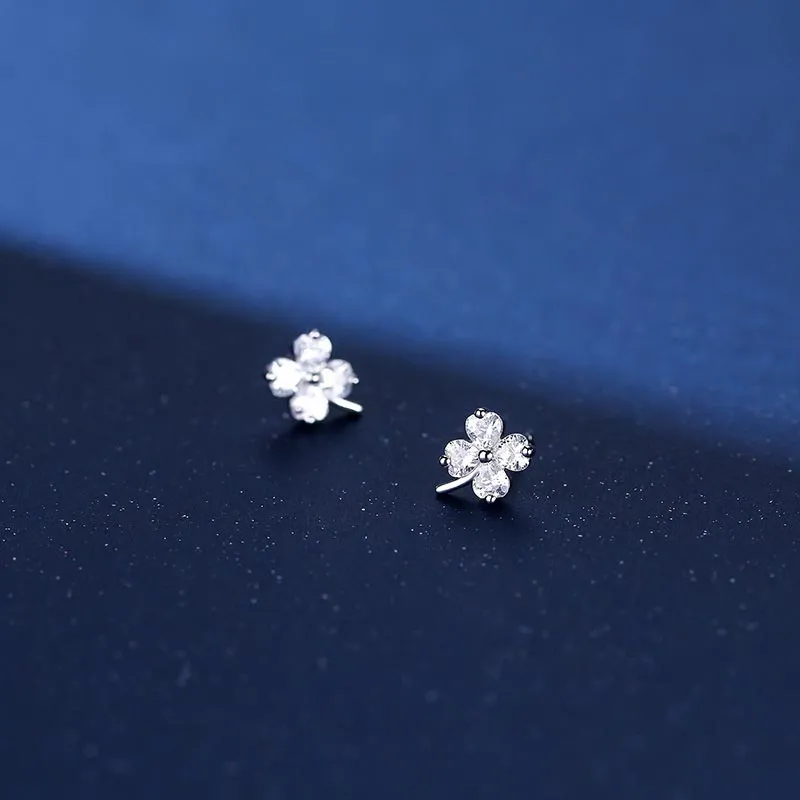CARAT'S DIARY S925 Silver Stud Earrings Women's-5