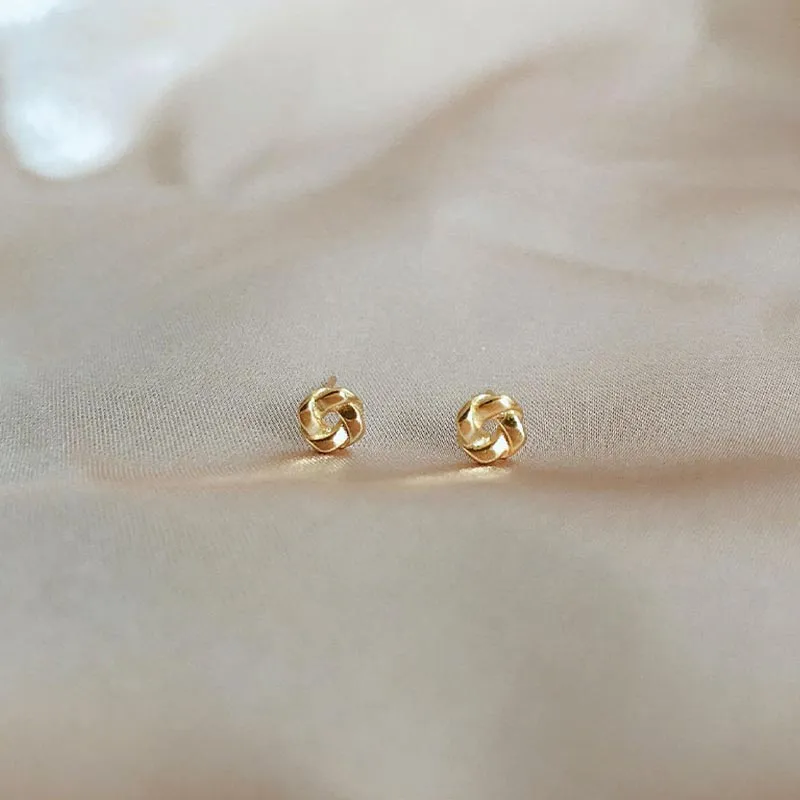 CARAT'S DIARY Alloy Stud Earrings Women's-4