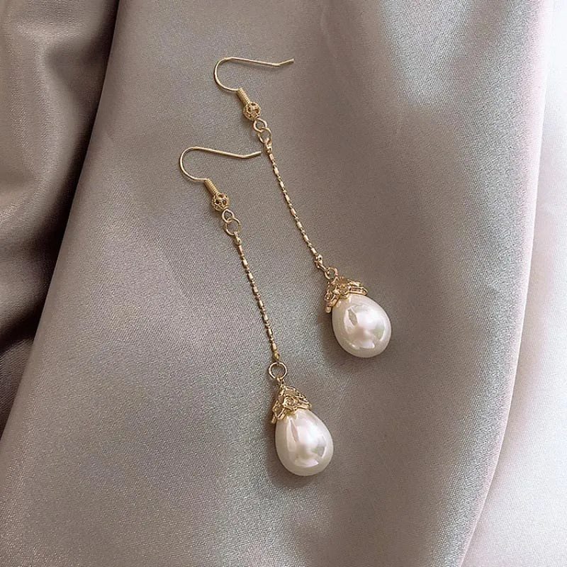 CARAT'S DIARY Faux Pearl Earrings Women's-1