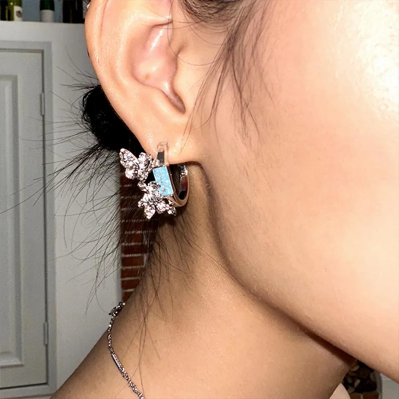CARAT'S DIARY Colored Glaze Earrings Women's-2
