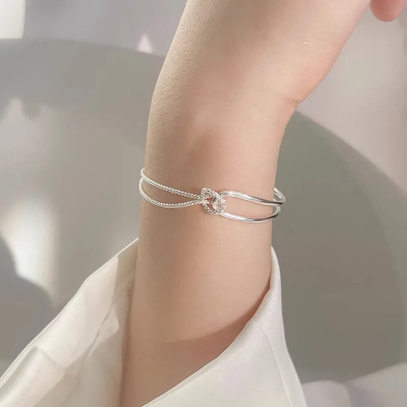 CARAT'S DIARY S925 Silver Bracelets Unisex-5