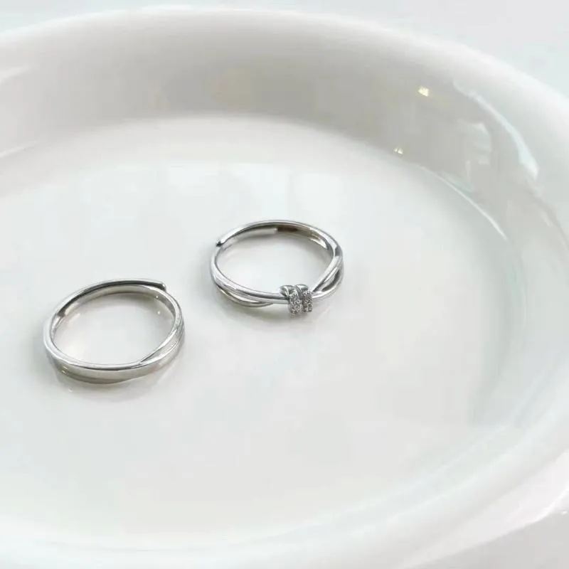 CARAT'S DIARY Alloy Rings Unisex-5