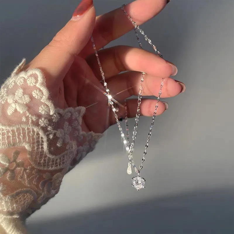 CARAT'S DIARY Alloy Necklaces Women's-4
