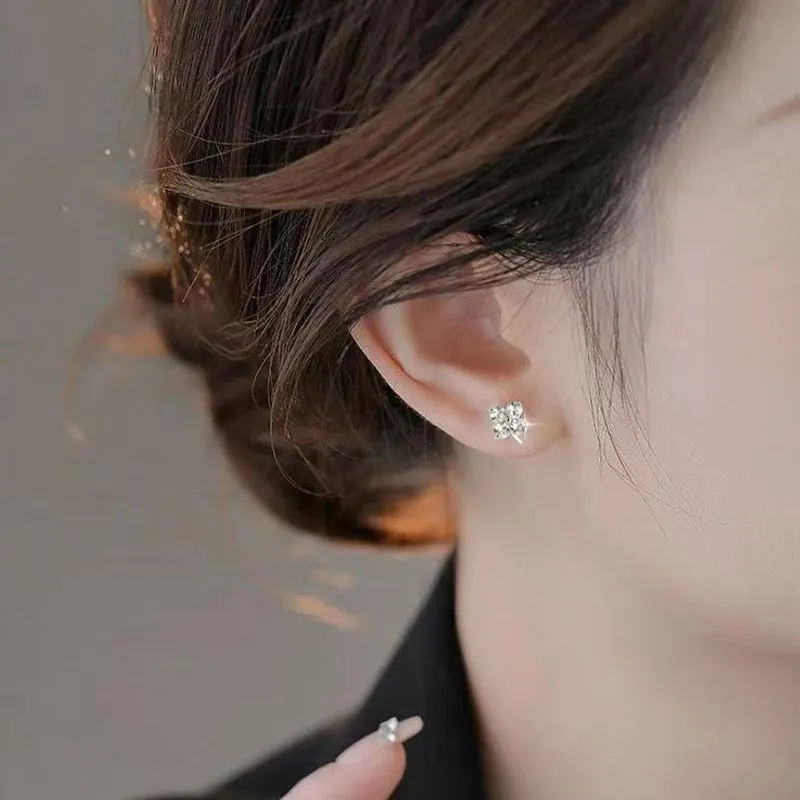 CARAT'S DIARY S925 Silver Stud Earrings Women's-1