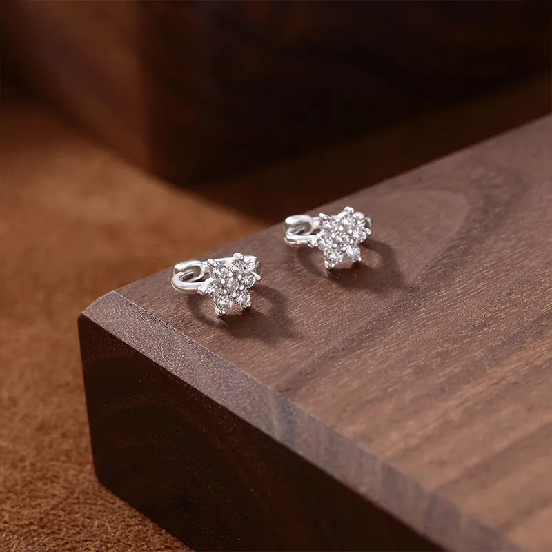 CARAT'S DIARY S999 Fine Silver Earrings Women's-7