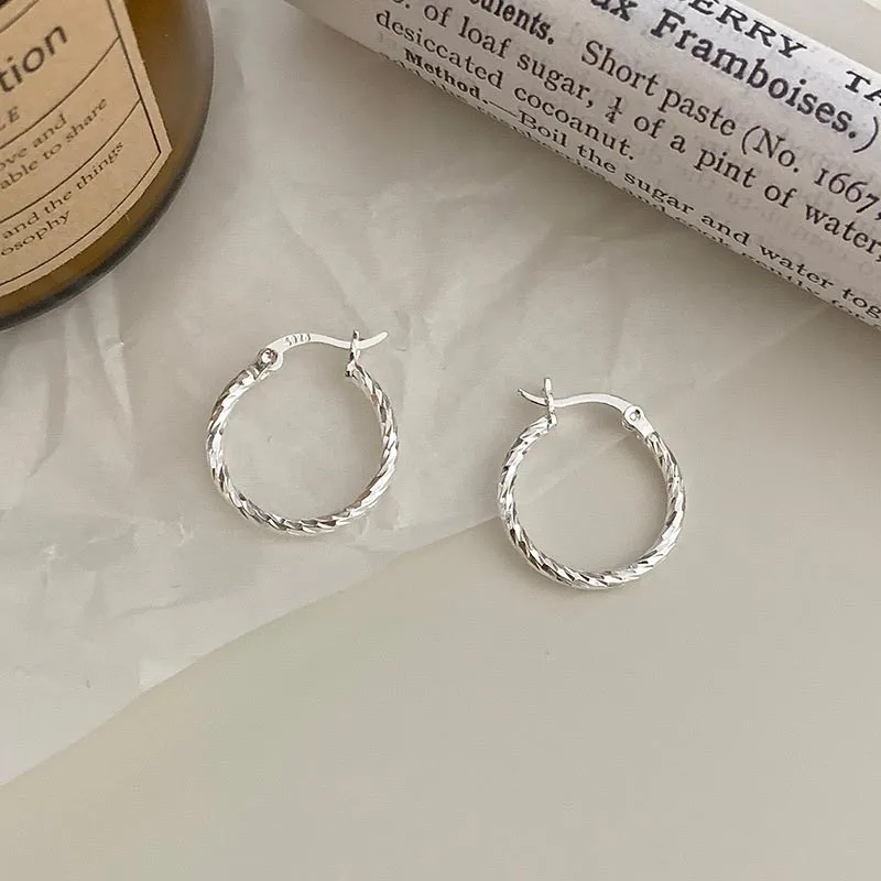 CARAT'S DIARY S925 Silver Earrings Women's-4