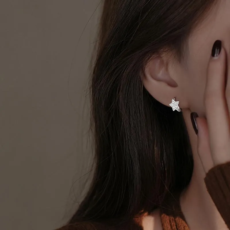 CARAT'S DIARY S925 Silver Stud Earrings Women's-1