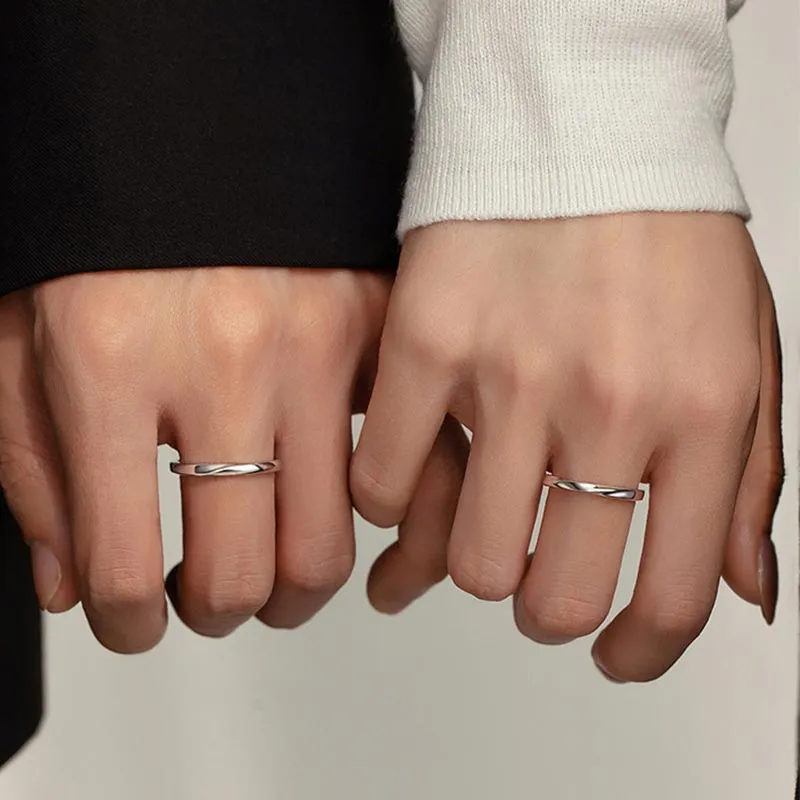 CARAT'S DIARY S999 Fine Silver Rings Unisex-4