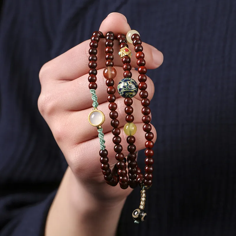 CARAT'S DIARY Pterocarpus Bracelets Unisex-3