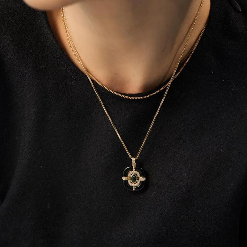 CARAT'S DIARY Agate Necklaces Women's-1