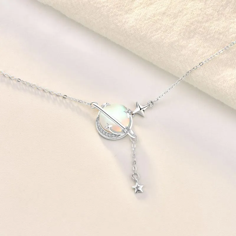 CARAT'S DIARY S925 Silver Necklaces Women's-6