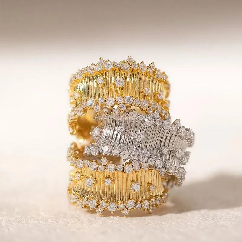 CARAT'S DIARY Alloy Rings Unisex-4