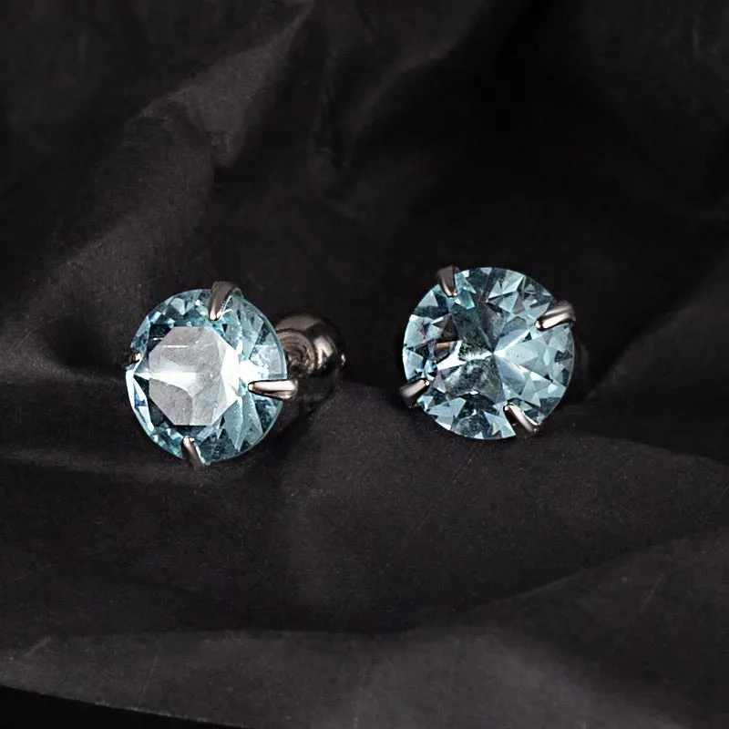 CARAT'S DIARY S925 Silver Stud Earrings Unisex-3