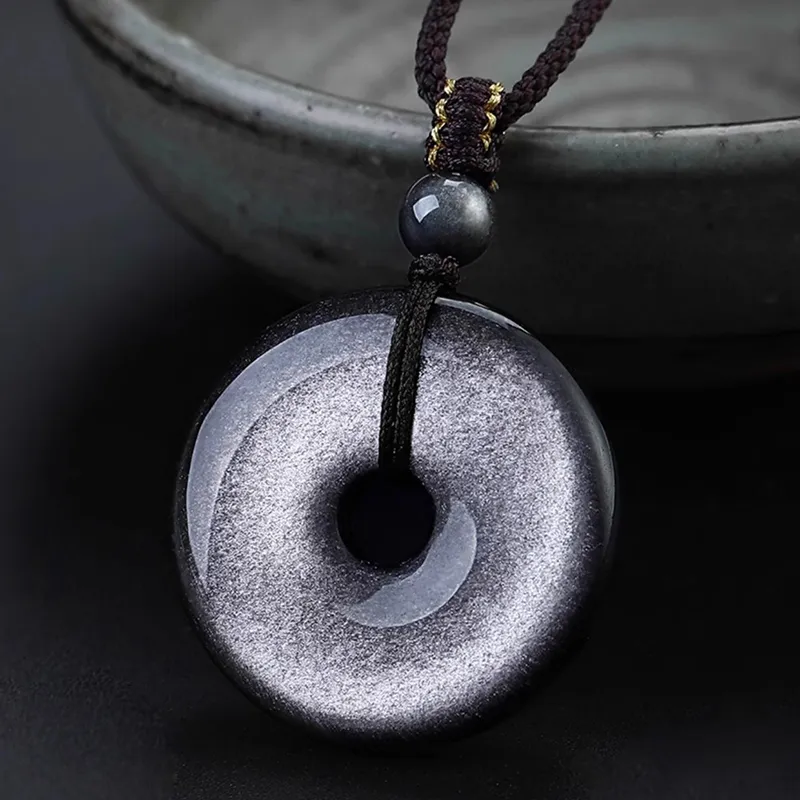 CARAT'S DIARY Obsidian Necklaces Unisex-6